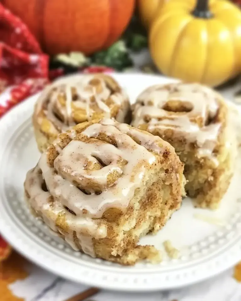 Pumpkin Spice Cinnamon Rolls