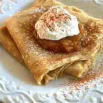 Pumpkin Spiced Crepes with Pumpkin Butter