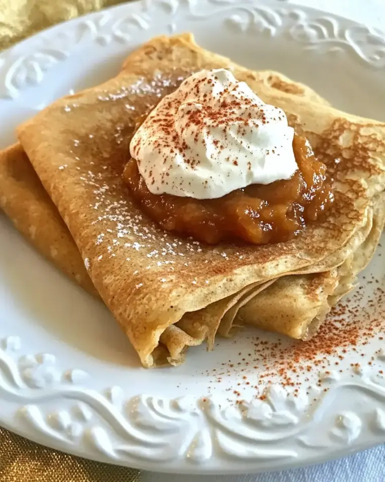 Pumpkin Spiced Crepes with Pumpkin Butter