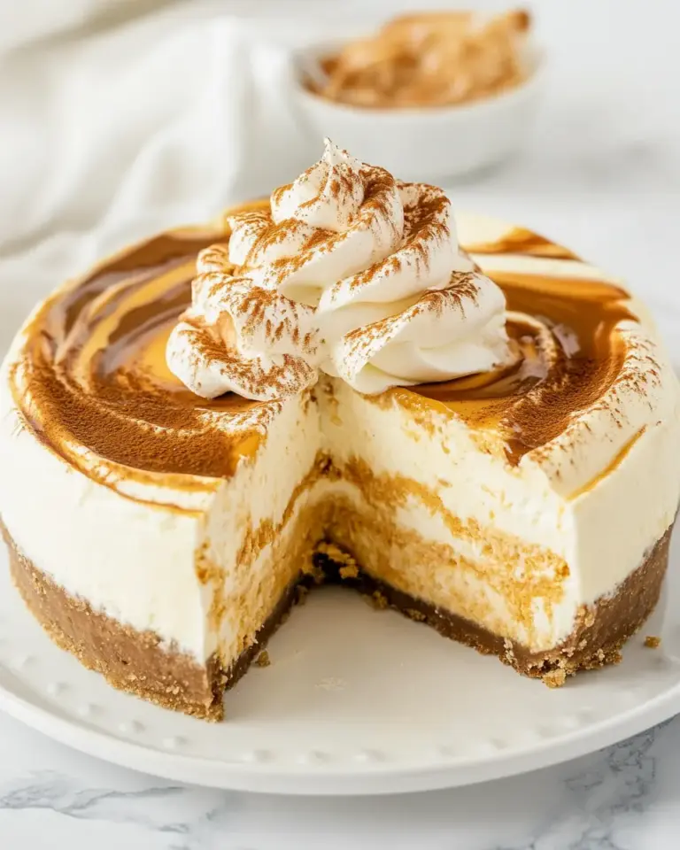 Pumpkin Swirl Cheesecake