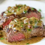 Quick and Easy Broiled Steak With Mustard Sauce