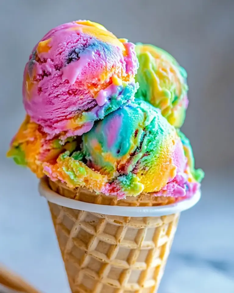Rainbow Ice Cream