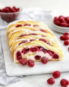 Raspberry Breakfast Braid