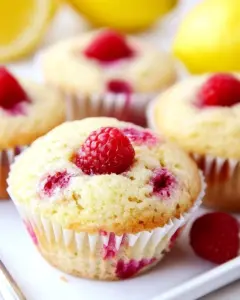 Raspberry Lemon Muffins