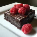 Raspberry Truffle Brownies