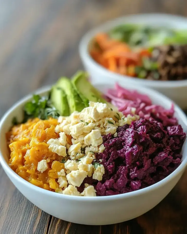 Raw Root Bowls with Zesty Orange Dressing