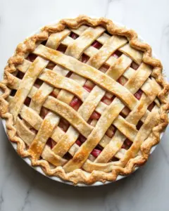 Rhubarb Slab Pie