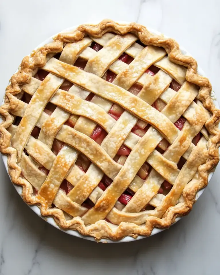 Rhubarb Slab Pie