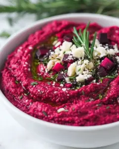 Roasted Beet and Garlic Hummus