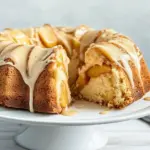Roasted Peach Bundt Cake
