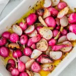 Roasted Radishes with Onions