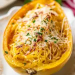Roasted Spaghetti Squash with Browned Butter and Parmesan