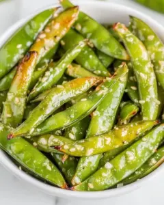 Roasted Sugar Snap Peas