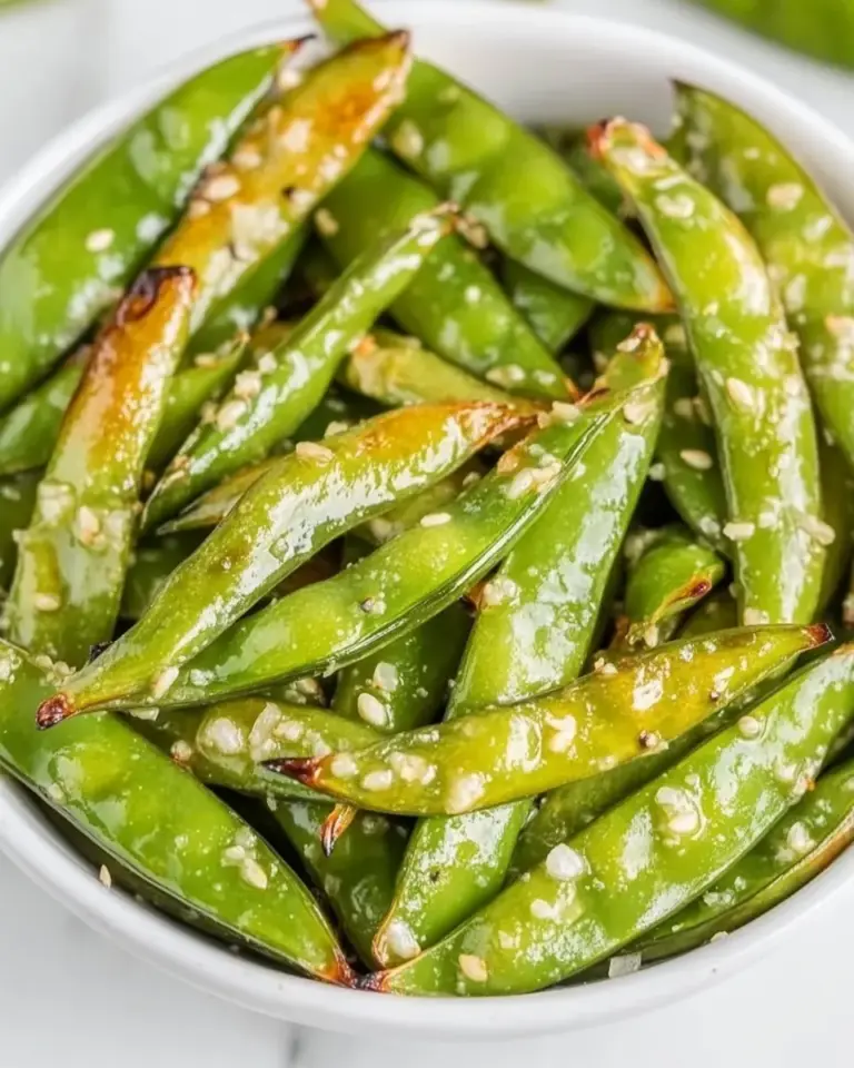 Roasted Sugar Snap Peas