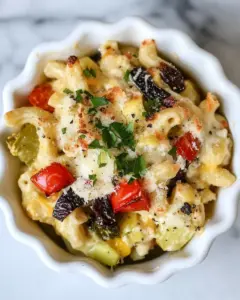 Roasted Summer Vegetable Mac Cheese
