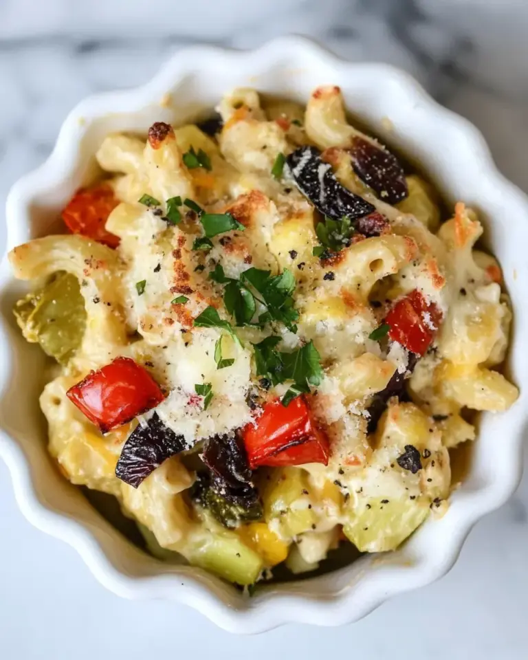 Roasted Summer Vegetable Mac Cheese