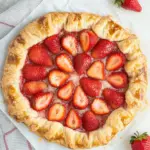 Rustic Strawberry Galette