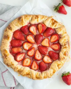 Rustic Strawberry Galette