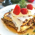 Sausage Cream Cheese Stuffed French Toast