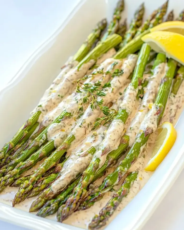 Sauteed Asparagus with Lemon Cream Sauce