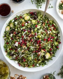 Shaved Brussels Sprouts Salad