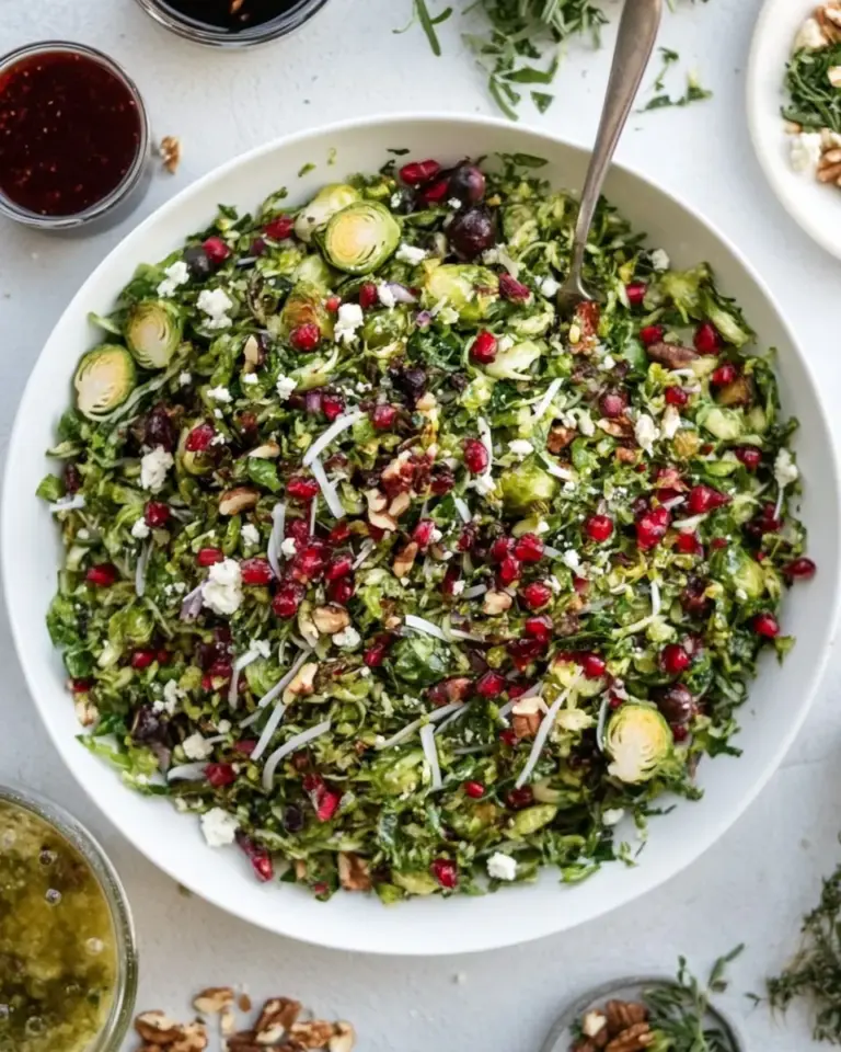 Shaved Brussels Sprouts Salad