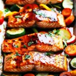 Sheet Pan Thai Glazed Salmon with Vegetables