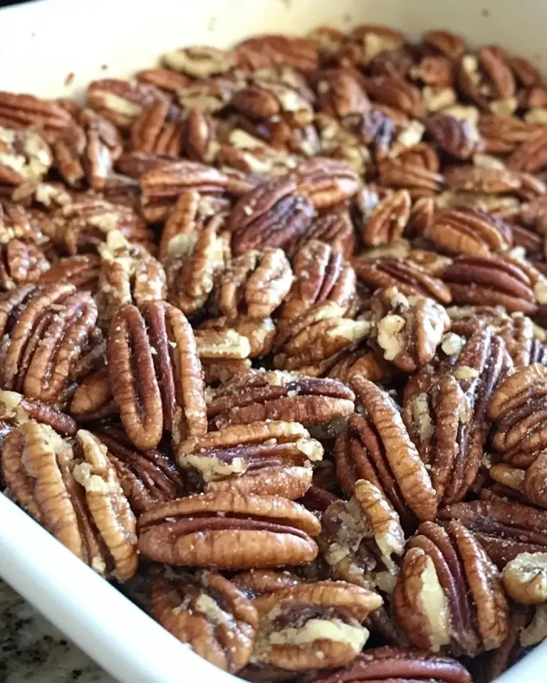 Simple Roasted Pecan Halves Recipe