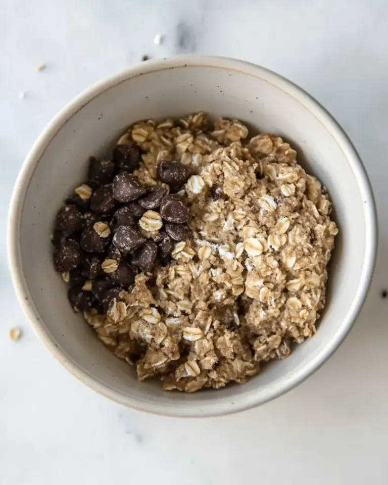 Single Serve Vegan Oatmeal Cookie in a Mug