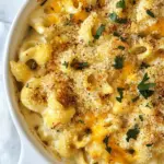 Skillet Cauliflower Mac and Cheese