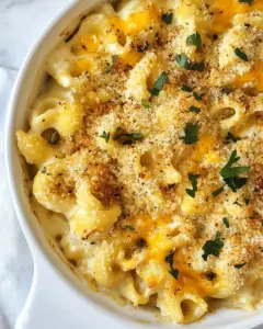 Skillet Cauliflower Mac and Cheese