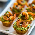 Skinny Mini Shrimp Guacamole Bites