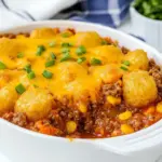 Sloppy Joe Tater Tot Casserole
