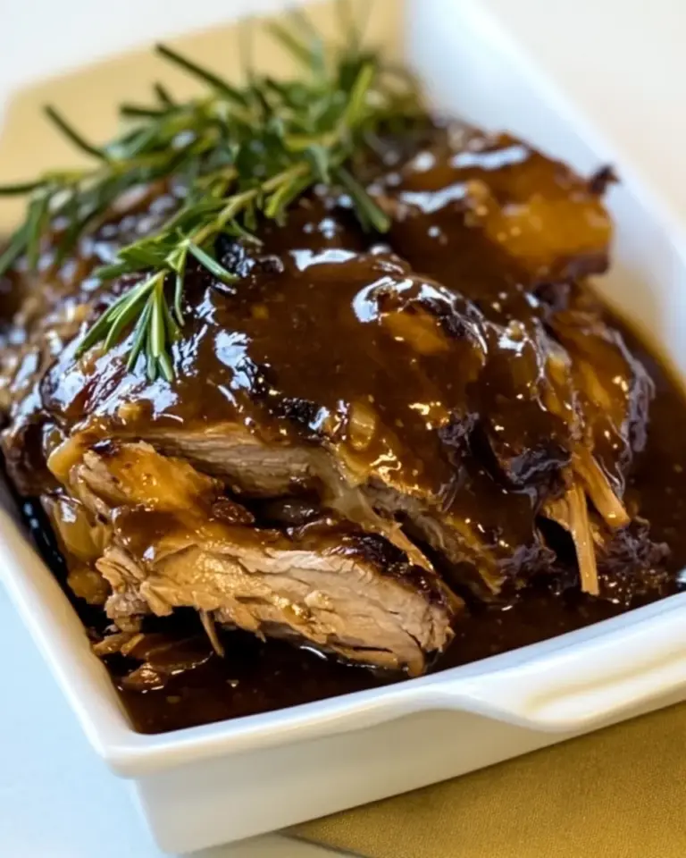 Slow Cooker Balsamic Pot Roast