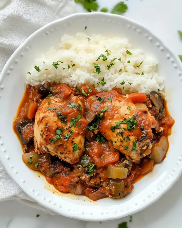 Slow Cooker Chicken Cacciatore
