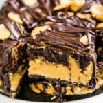 Slow Cooker Chocolate Peanut Butter Cake