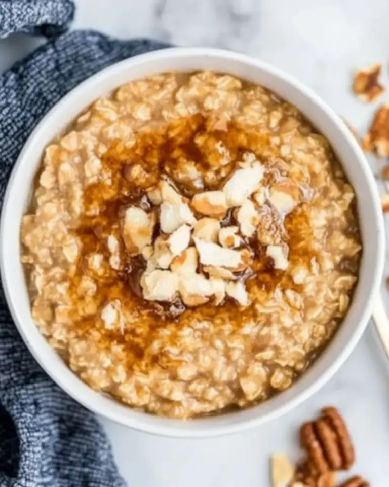 Slow Cooker Maple Brown Sugar Oatmeal