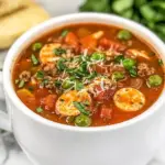 Slow Cooker Pizza Soup