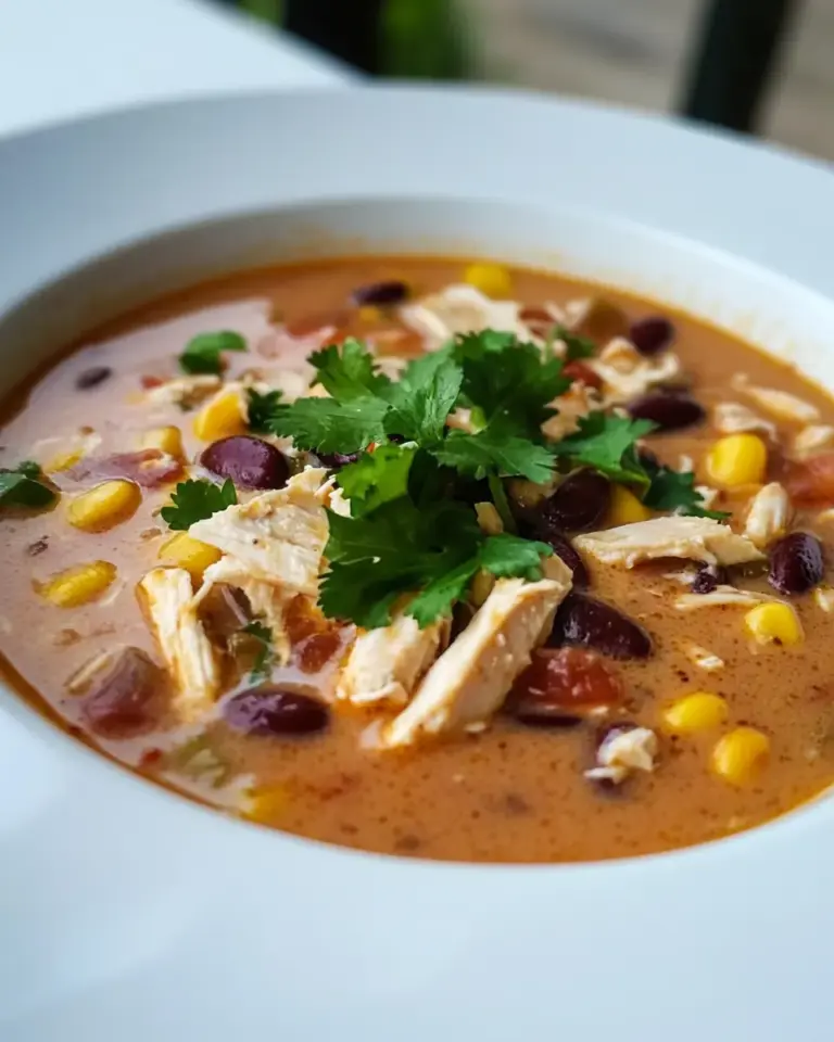 Slow Cooker Tex Mex Chicken Soup