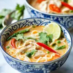 Slow Cooker Thai Chicken Noodle Soup