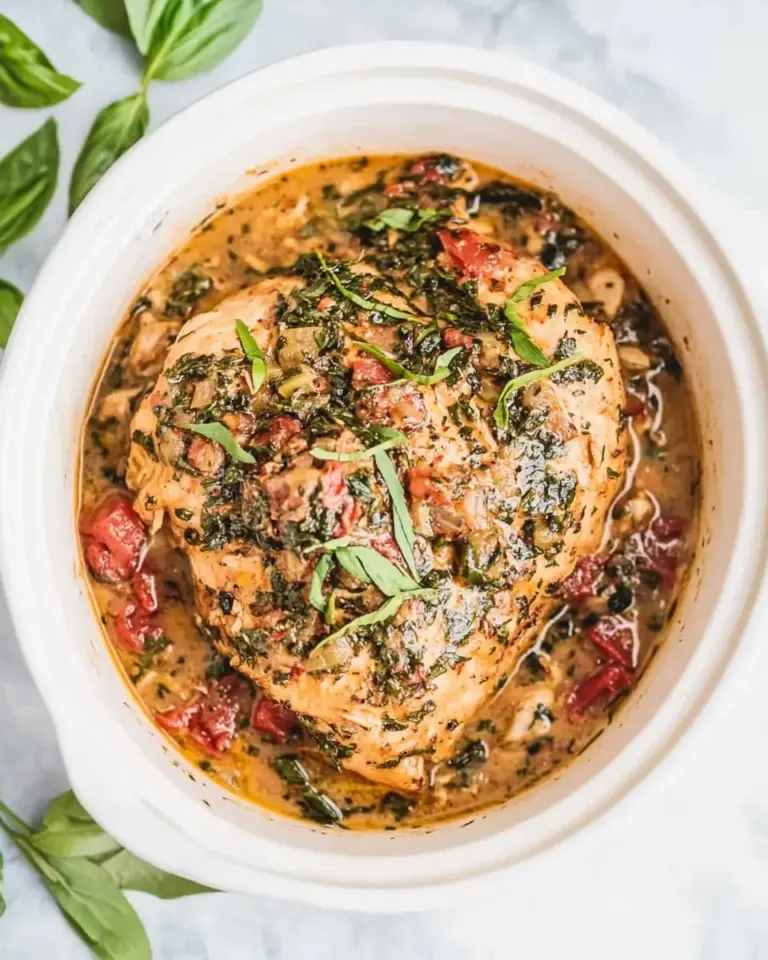Slow Cooker Tuscan Chicken