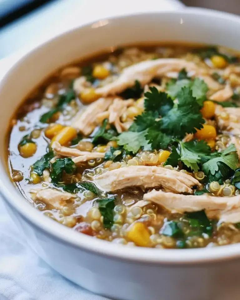 Slow Cooker White Chicken Quinoa Chili