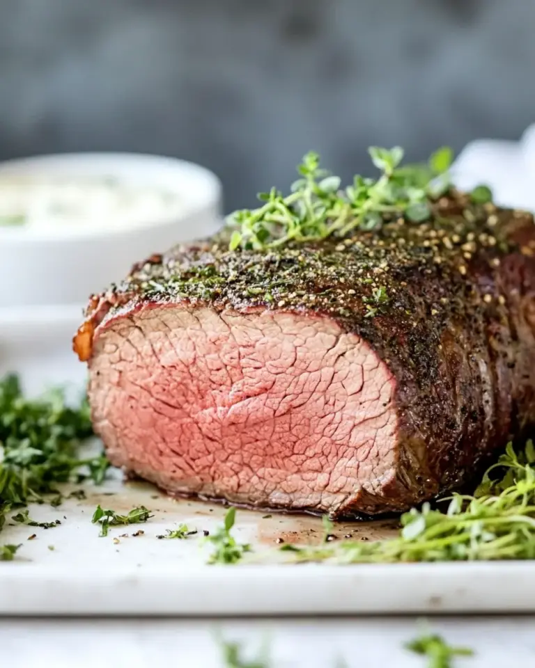 Smoked New York Strip Roast