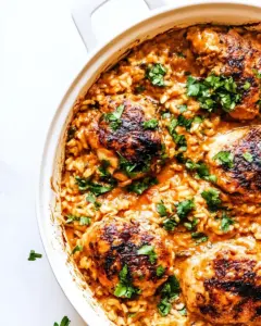 Smothered Chicken and Rice