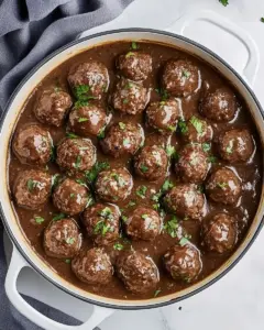 Smothered Meatballs
