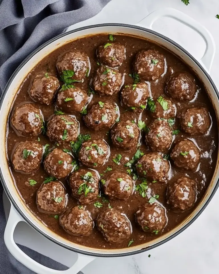 Smothered Meatballs
