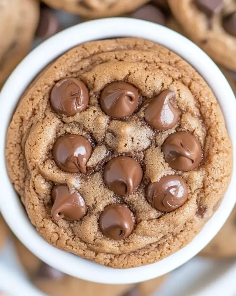 Soft and Chewy Nutella Chocolate Chip Cookies