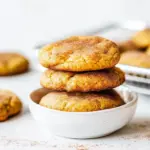 Soft and Puffy Pumpkin Snickerdoodles