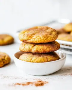 Soft and Puffy Pumpkin Snickerdoodles