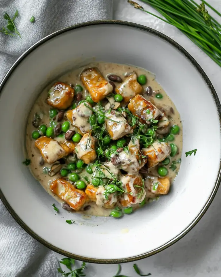 Spelt Gnocchi with Fava Beans and Walnut Sauce